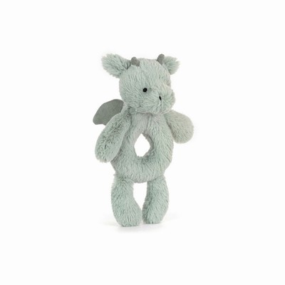 Jellycat Bashful Dragon Ring Rattle Australia | 137698NIX